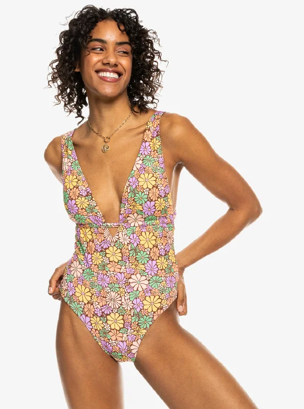 All About Sol One-Piece Swimsuit - Root Beer All About Sol Mini