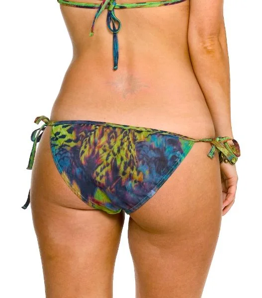 Amalfi Tan Through Micro Tie Side Bikini Tanga