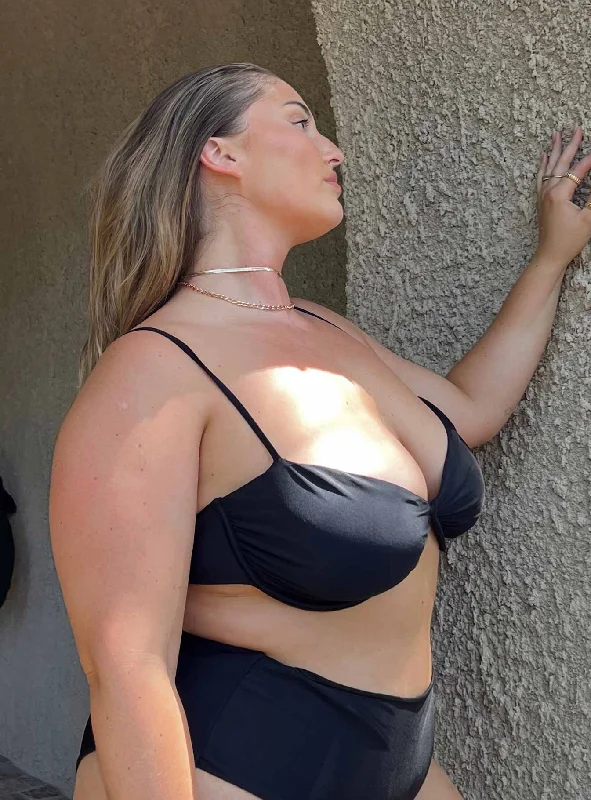 Avani Bikini Top Black Curve