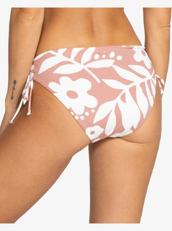 Printed Beach Classics Hipster Bikini Bottoms - Ash Rose Botanical Stencil