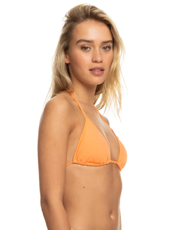 Beach Classics Tiki Triangle Bikini Top - Mock Orange