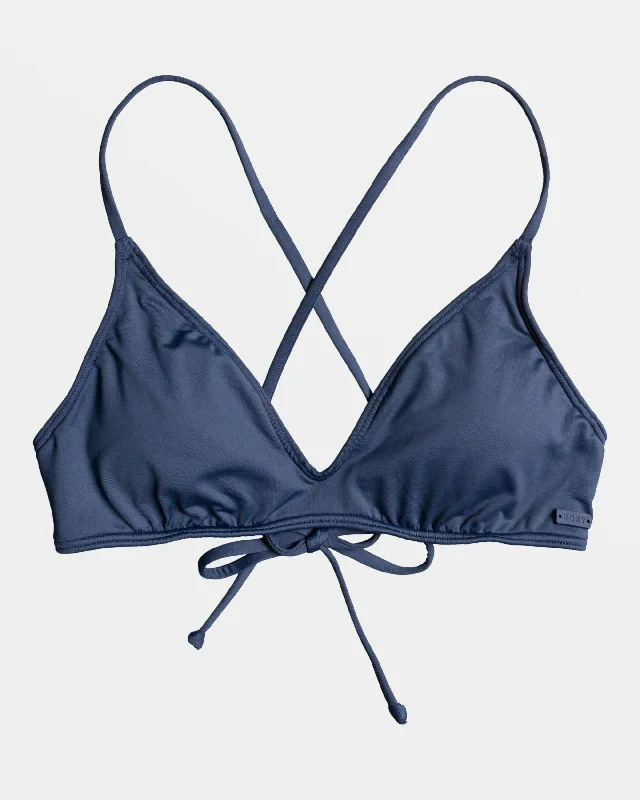 Beach Classics Athletic Triangle Bikini Top - Mood Indigo