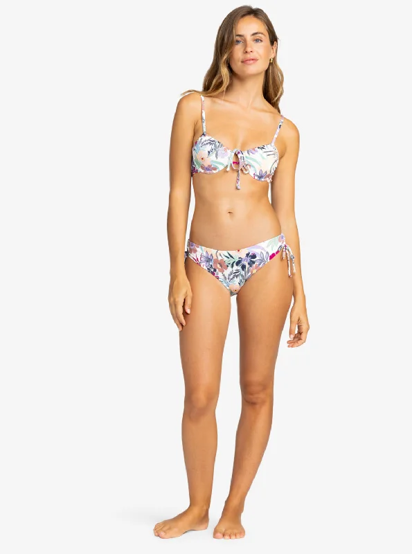 Printed Beach Classics Underwired Bikini Top - Ash Rose Wallflower