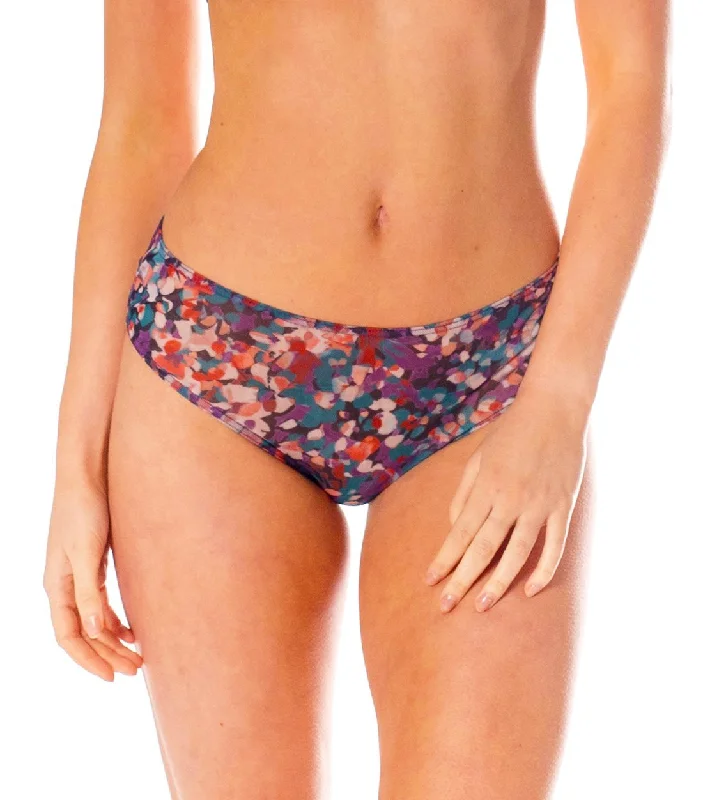 Elba Tan Through High Waisted Bikini Brief