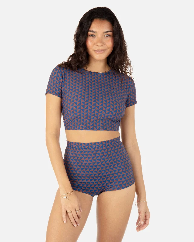 Geo Mirage Retro Swim Short