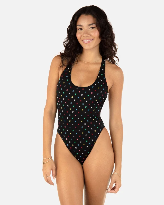 Hurley Icon Cheeky Racerback One Piece