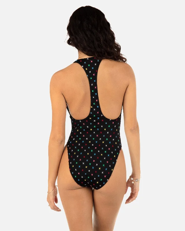 Hurley Icon Cheeky Racerback One Piece