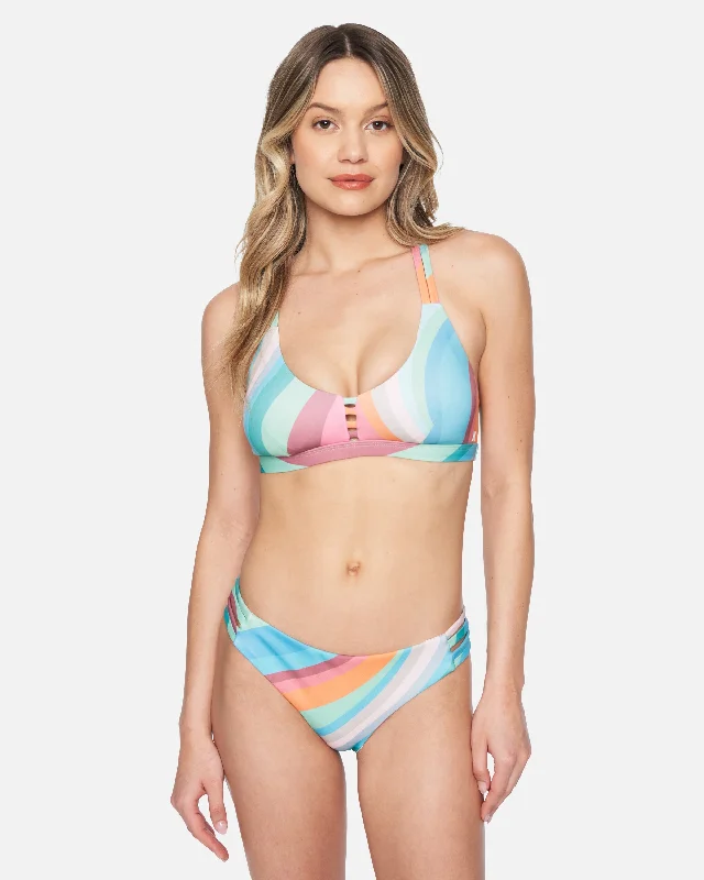 Hurley X Moore Aloha Max Retro Wave Moderate Bikini Bottom