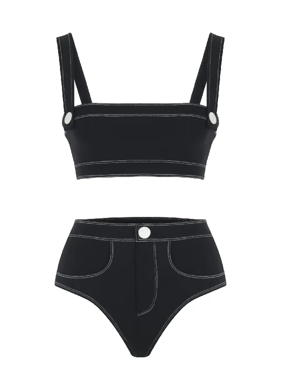 X-Small / Black / Bikini Set