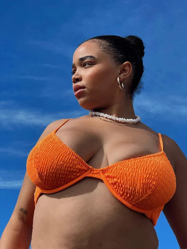 Lolita Bikini Top Orange Curve