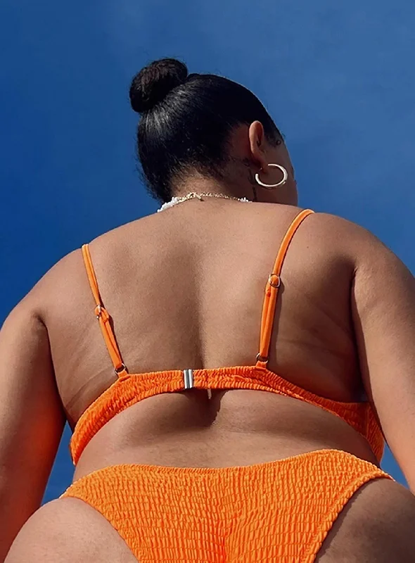 Lolita Bikini Top Orange Curve