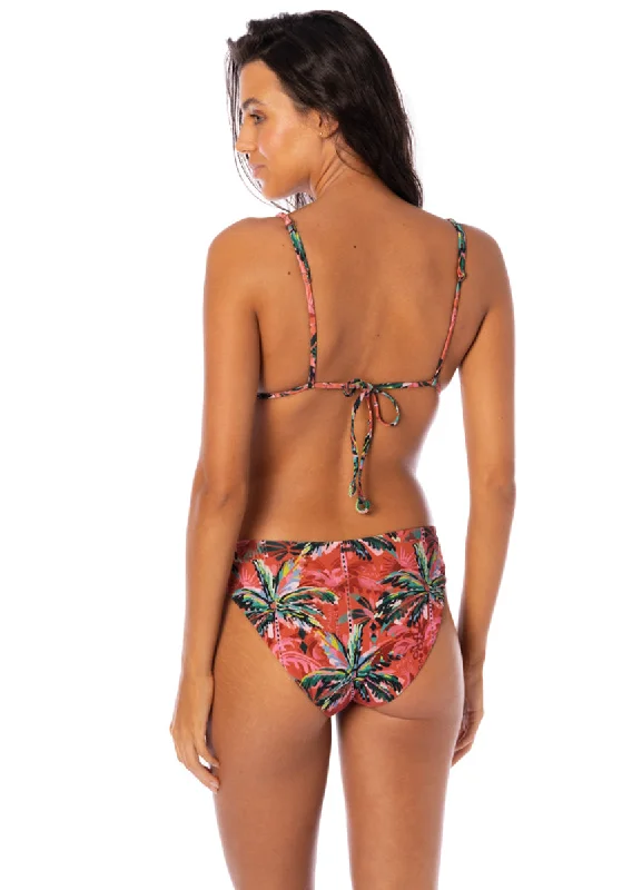 Maaji Flame Palms Upbraid Sliding Triangle Bikini Top