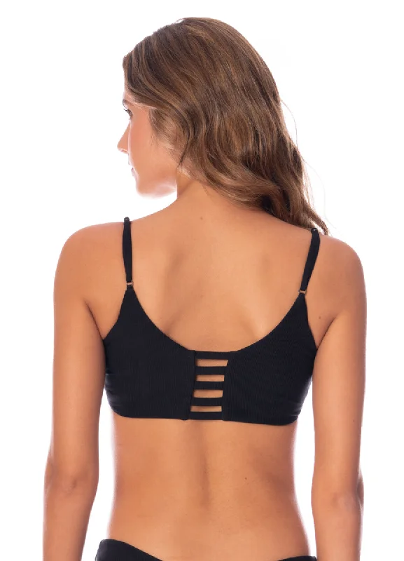 Maaji Jade Black Praia Classic Bralette Bikini Top