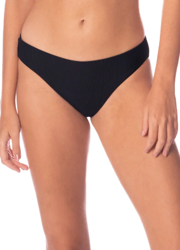 Maaji Jade Black Sublimity Regular Rise Classic Bikini Bottom