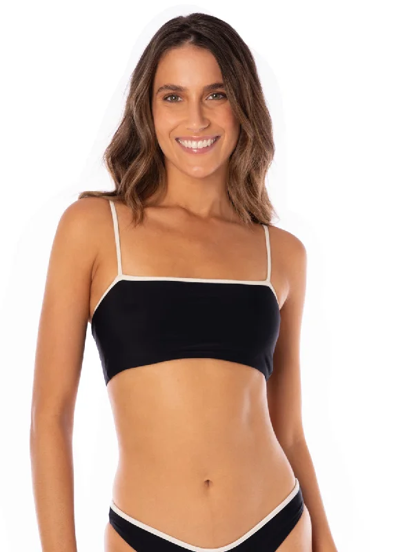 Maaji Midnight Ash Elia Classic Bralette Bikini Top