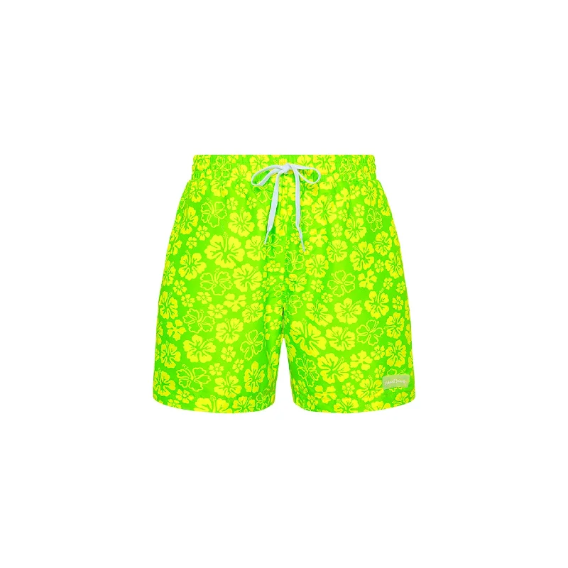 Men's Swim Trunks - Aloha Lime