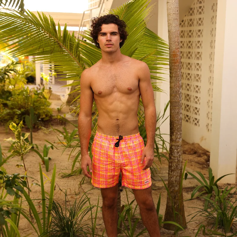 Men's Swim Trunks - Peaches