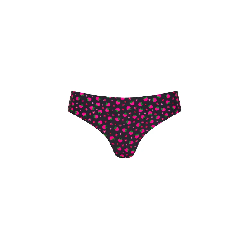 Mid-Rise Brazilian Bikini Bottom - Ruby Kisses