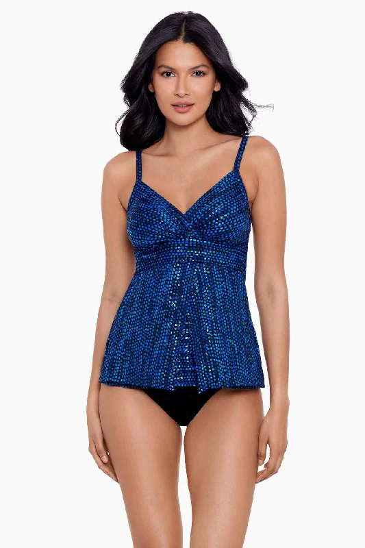 Dot Com Cleo Tankini Top