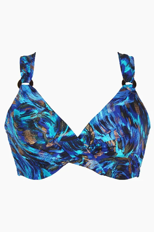 Fandango Plunge Swim Bra Top