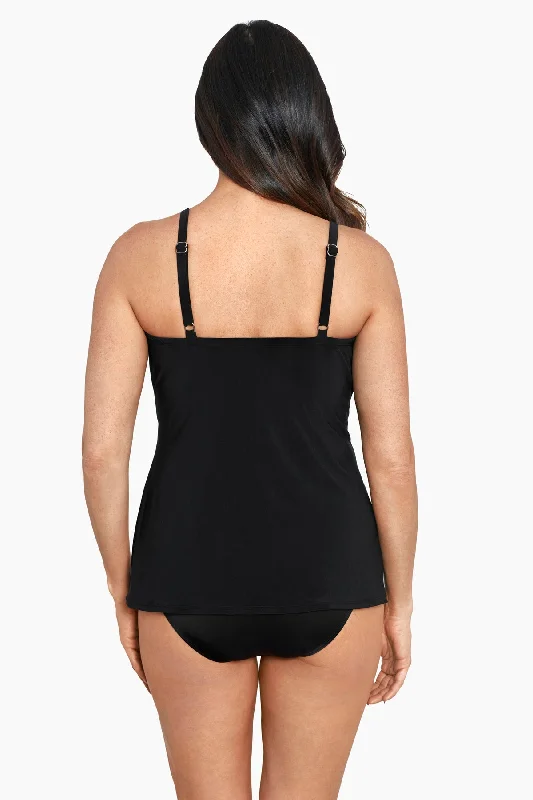 Plus Size Love Knot Tankini Top