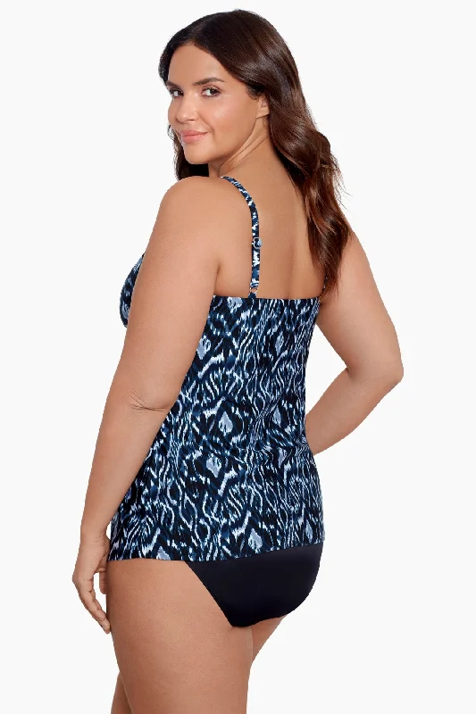 Plus Size Palatium Love Knot Tankini Top