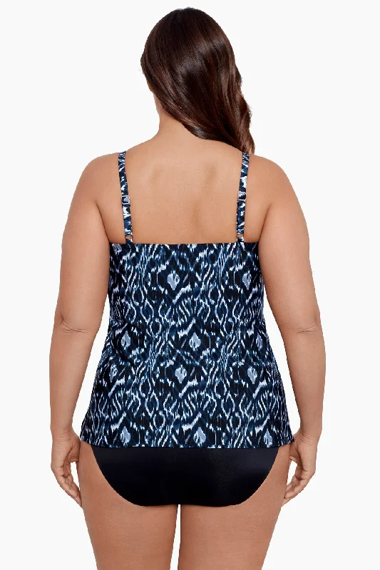 Plus Size Palatium Love Knot Tankini Top