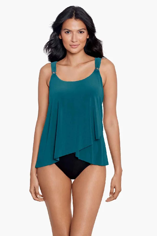 Razzle Dazzle Underwire Tankini Top DD-Cup