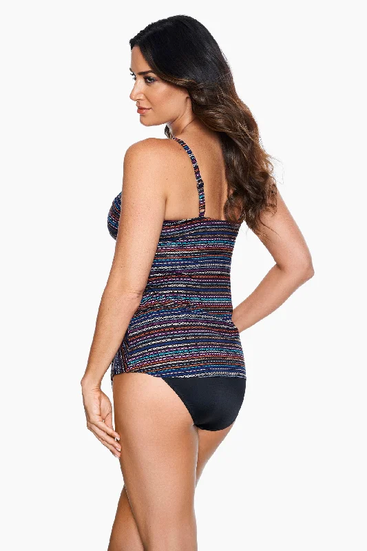 Shimmer Links Love Knot Tankini Top