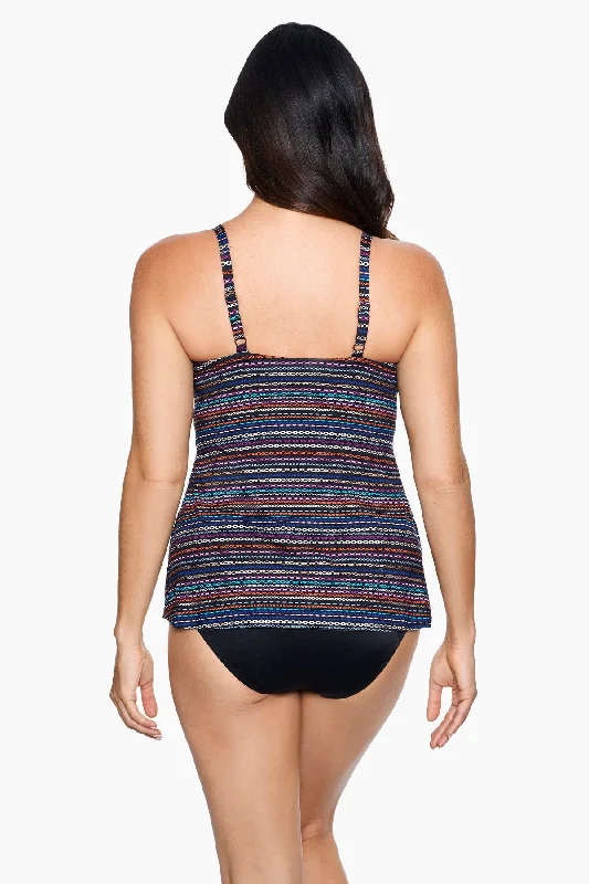 Shimmer Links Love Knot Tankini Top