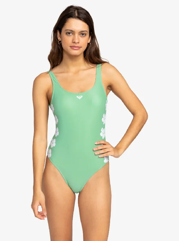 OG Roxy One-Piece Swimsuit - Zephyr Green Og Roxy Small