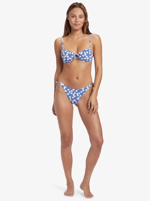 Palm Cruz Cheeky Bikini Bottoms - Bijou Blue Floral Delight