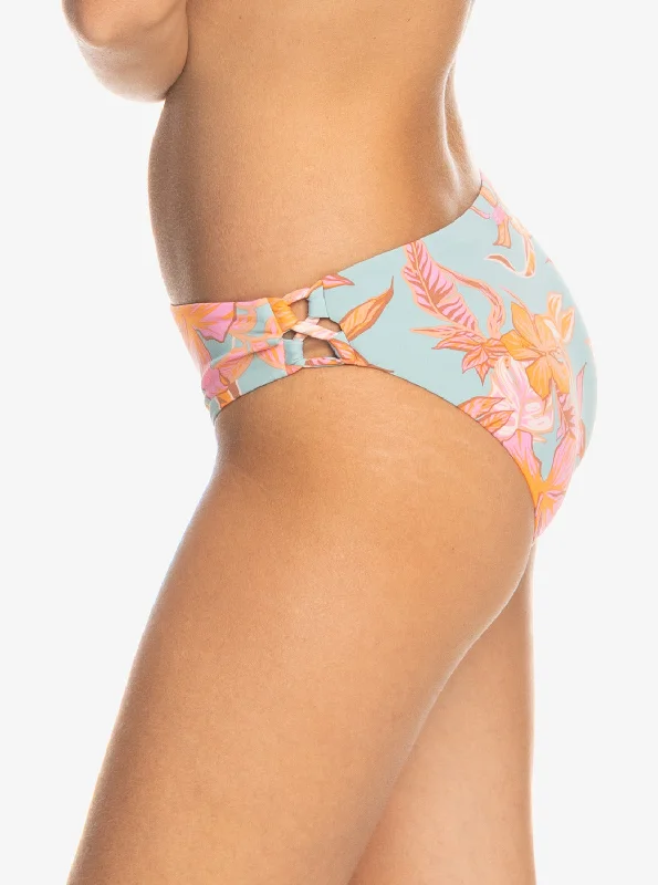 Printed Beach Classics Hipster Bikini Bottoms - Blue Surf Kartoffel Tropical