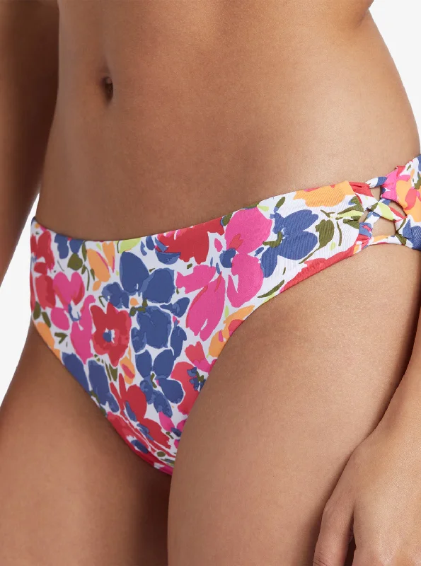 Printed Beach Classics Hipster Bikini Bottoms - Bloomin Babe