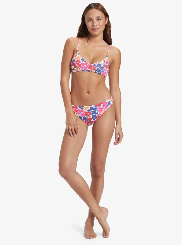 Printed Beach Classics Hipster Bikini Bottoms - Bloomin Babe