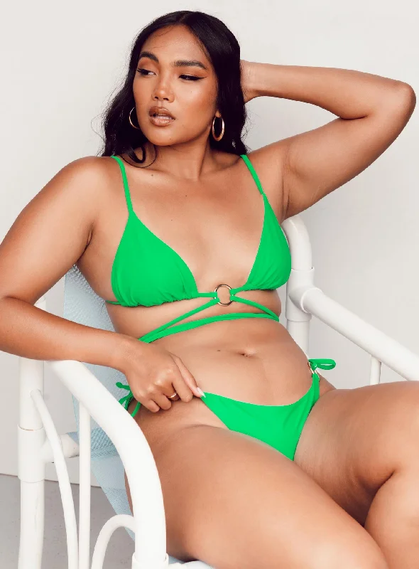 Bella Bikini Top Neon Green