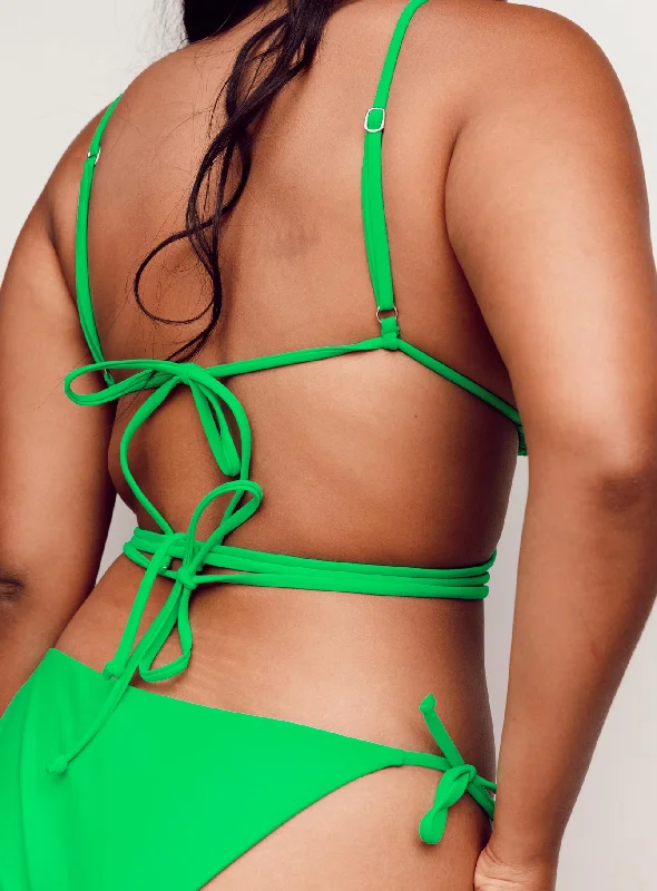 Bella Bikini Top Neon Green