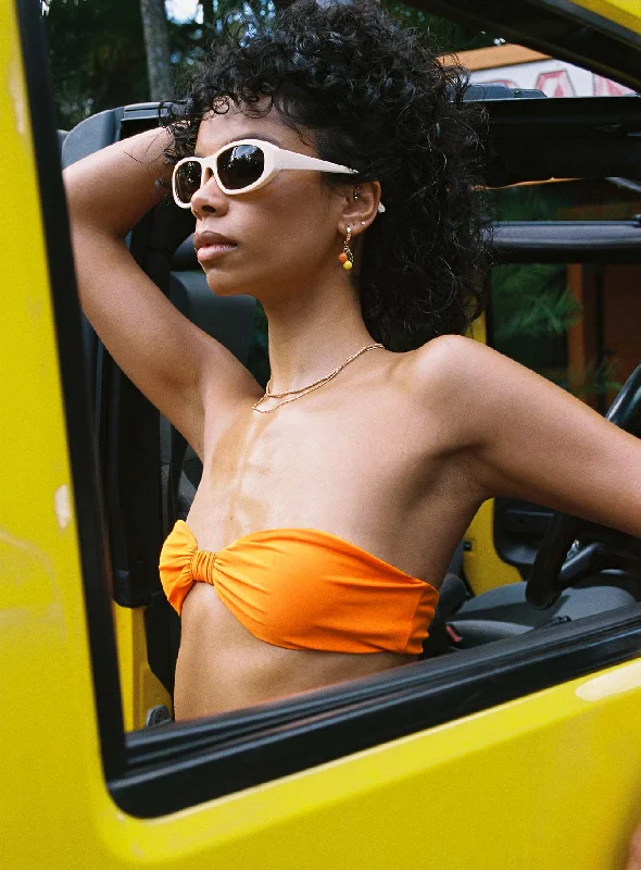 Rimu Eco Nylon Bikini Top Orange