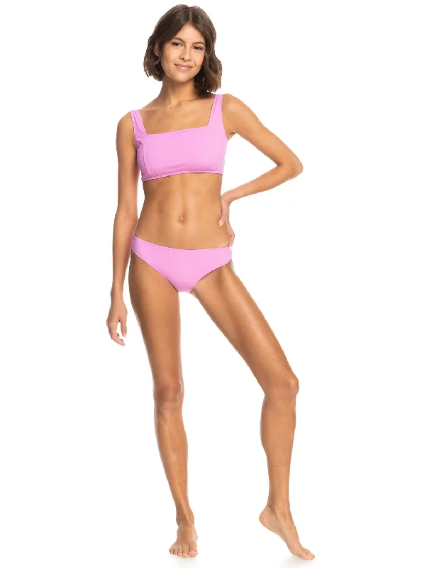 Roxy Active Rib Hipster Bot Bikini Bottoms - Cyclamen