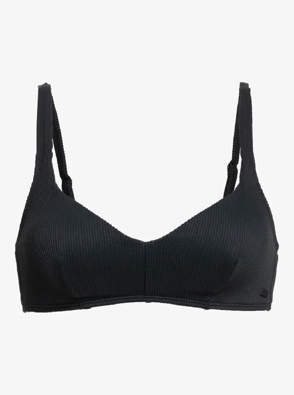 Roxy Love The Sun Ray Bikini Top - Anthracite