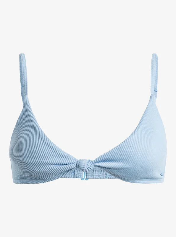 Roxy Love The Surf Knot Bikini Top - Bel Air Blue