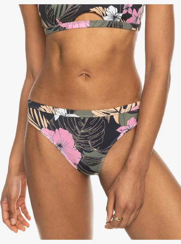 Roxy Pro Hipster Bikini Bottoms - Anthracite Classic Pro Surf