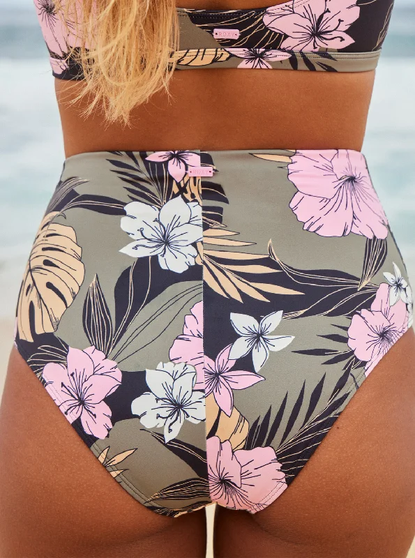 Roxy Pro The Up Surge Bikini Bottoms - Anthracite Classic Pro Surf