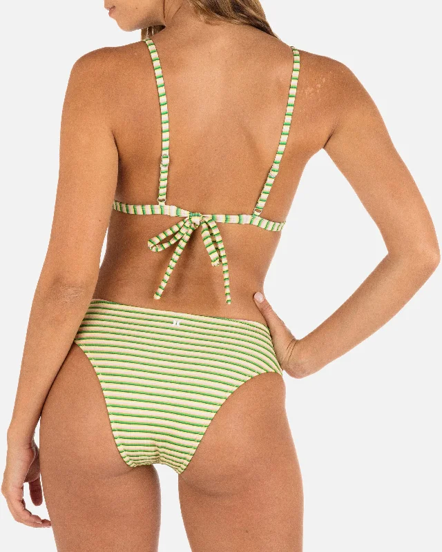 SAMBA STRIPE MID RISE CHEEKY BOTTOM