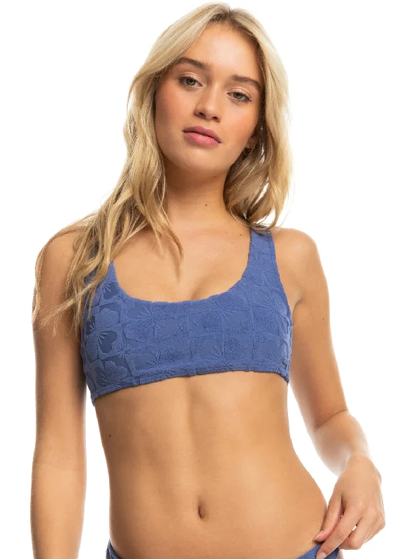 Sun Click Bralette Bikini Top - Marlin