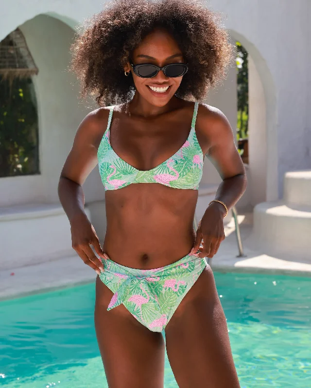 The Sunshine State - Fuller Coverage High Waist Tie Bottom