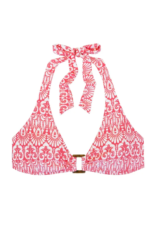 Tortoise Halter  |  Island Batik Pink