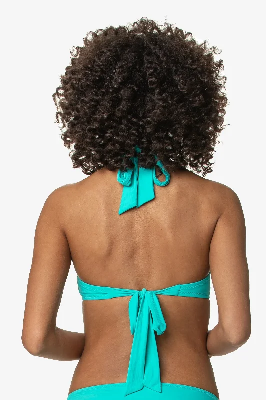 Tortoise Halter  |  Textured Seafoam Aqua