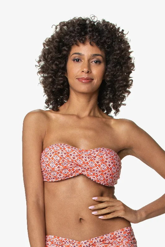 Twist Bandeau  |  Heritage Tile Coral