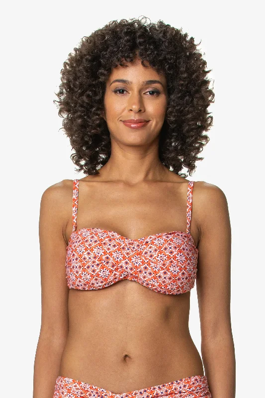 Twist Bandeau  |  Heritage Tile Coral